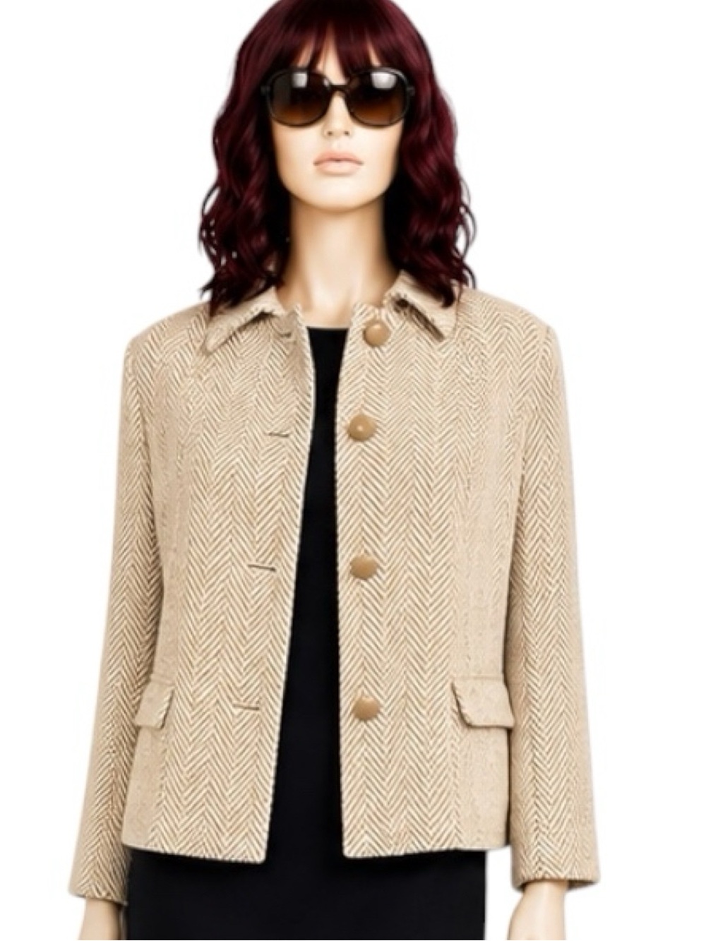 Talbots Chevron Jacket